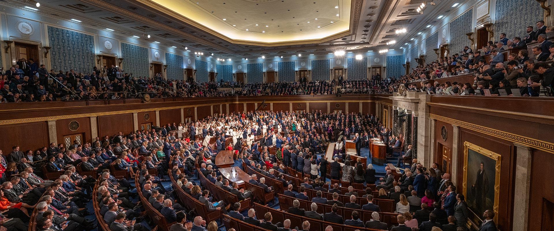Photo of House Chamber in the U.S. Capitol