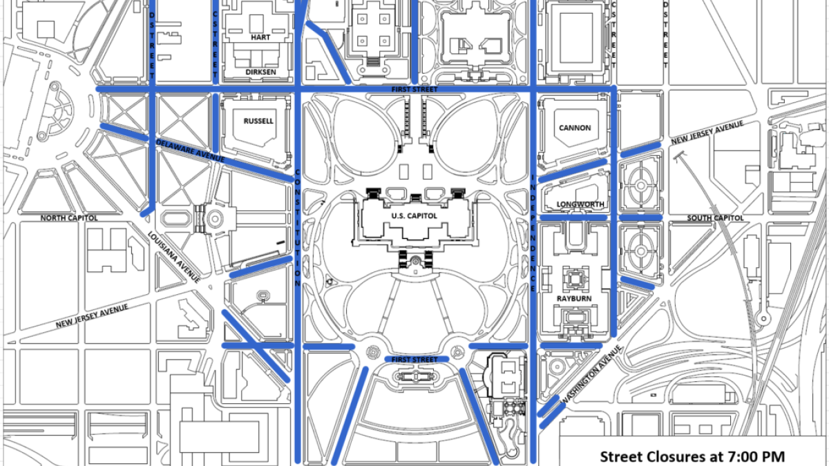 SOTU Road Closures